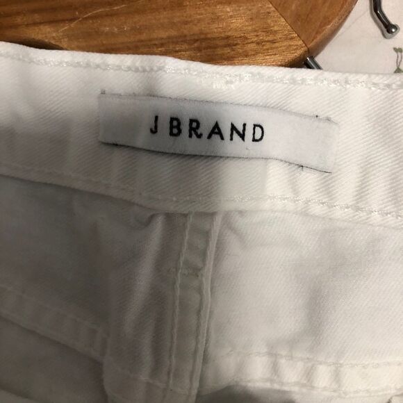 J Brand  Cutoff Denim Shorts, Vixen White - Picture 6 of 10